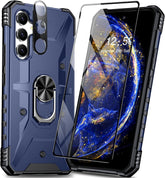 Samsung Galaxy A54 Heavy Duty Case Cover w/ Screen and Camera Protector Blue - FIXgenie